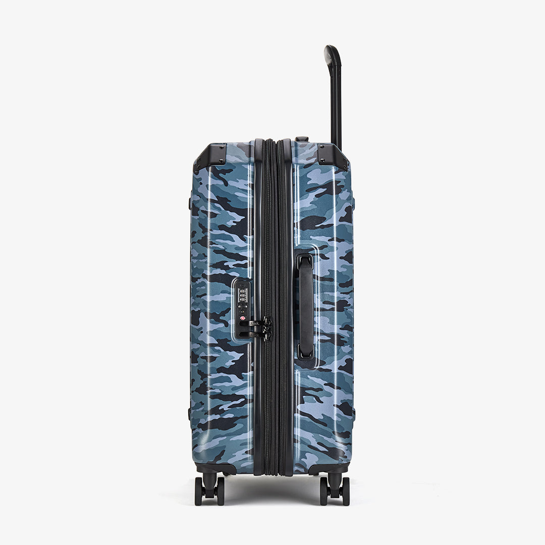 Alpine Medium Suitcase in Blue Camouflage