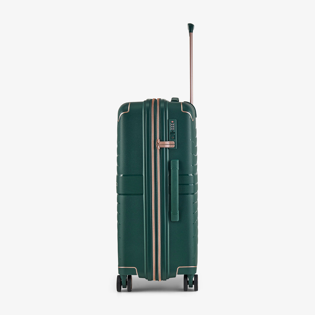 Astrid Medium Suitcase in Dark Green