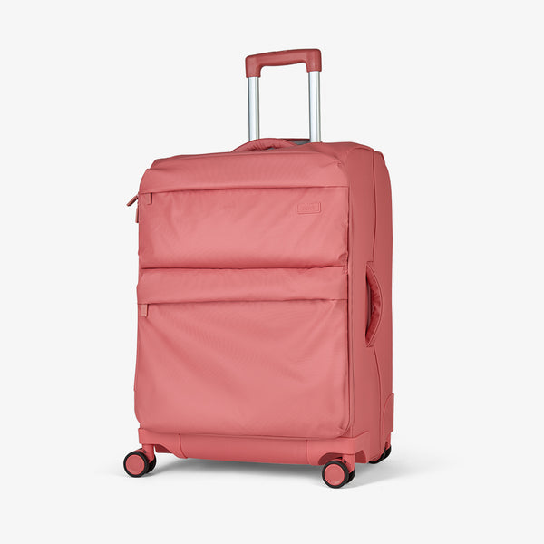 Juniper Medium Suitcase in Coral