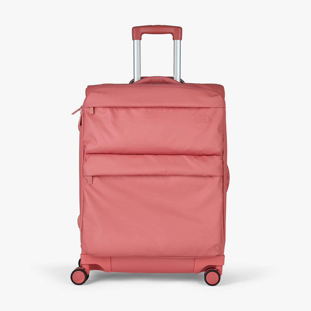 Juniper Medium Suitcase in Coral