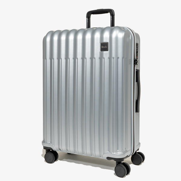 Luna Medium Suitcase in Silver