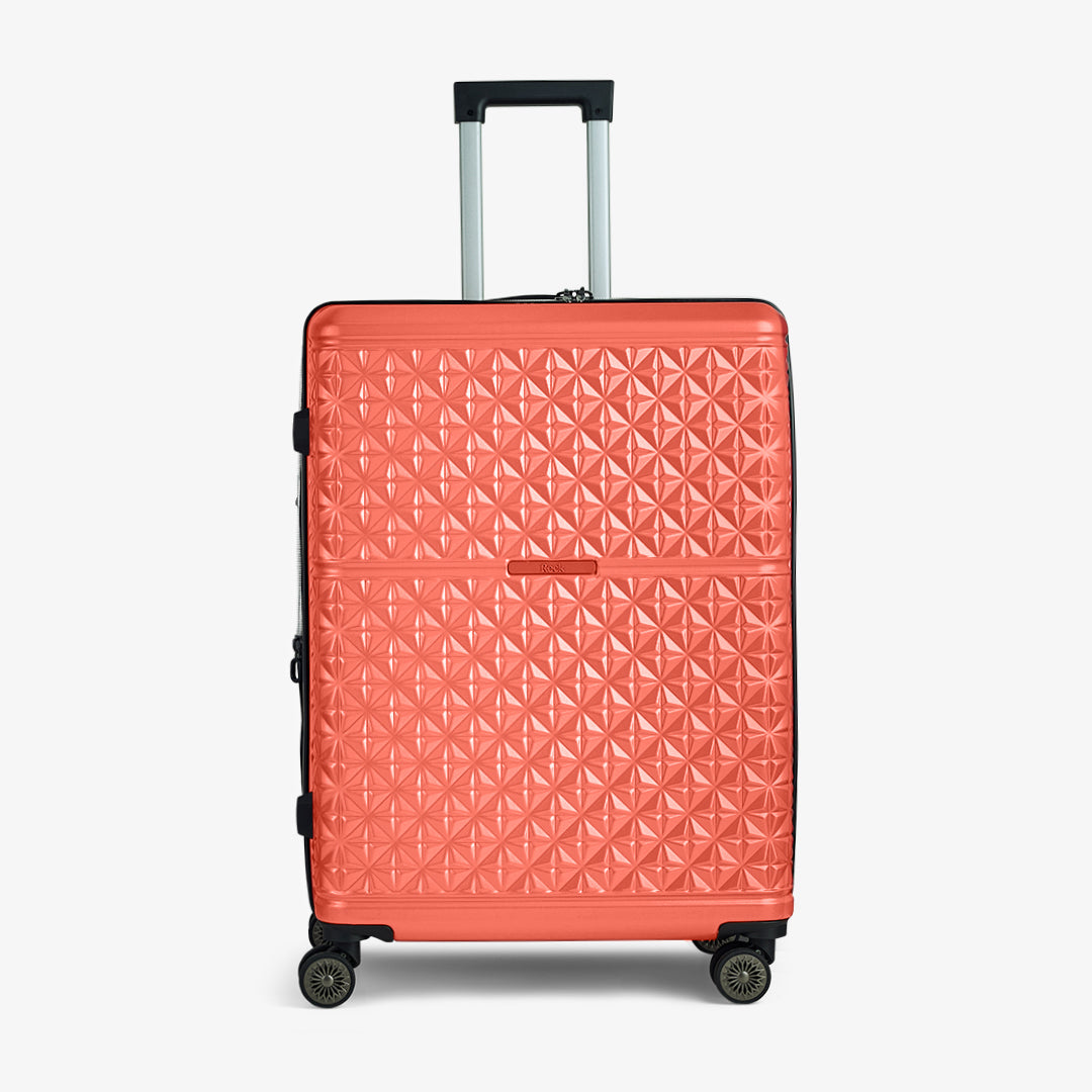 Maya Medium Suitcase in Coral