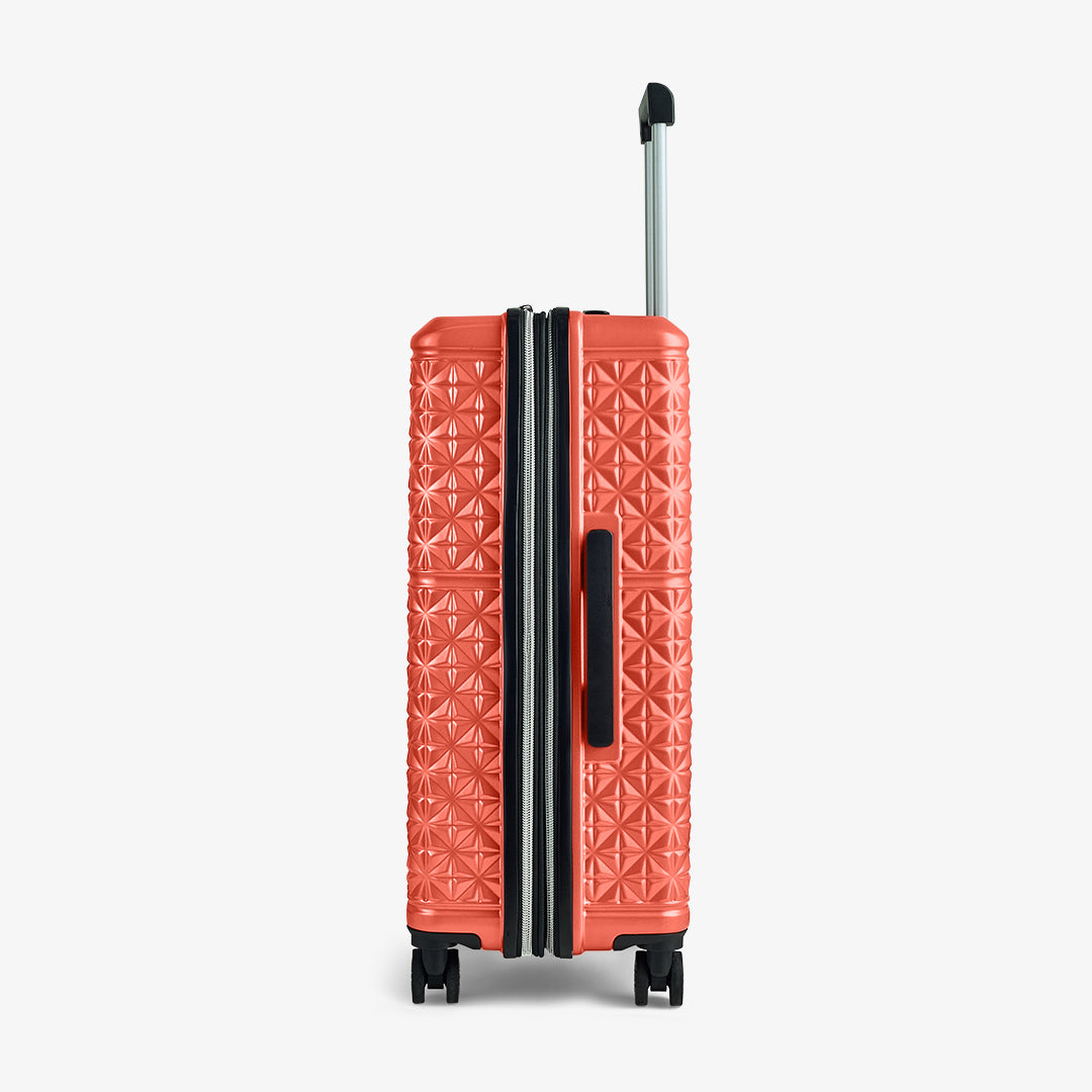Maya Medium Suitcase in Coral