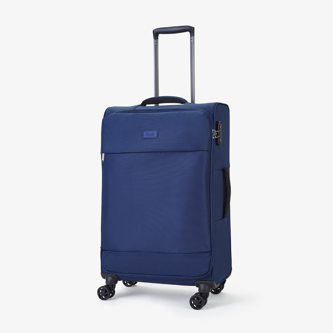 Paris Medium Suitcase Navy Rock Luggage