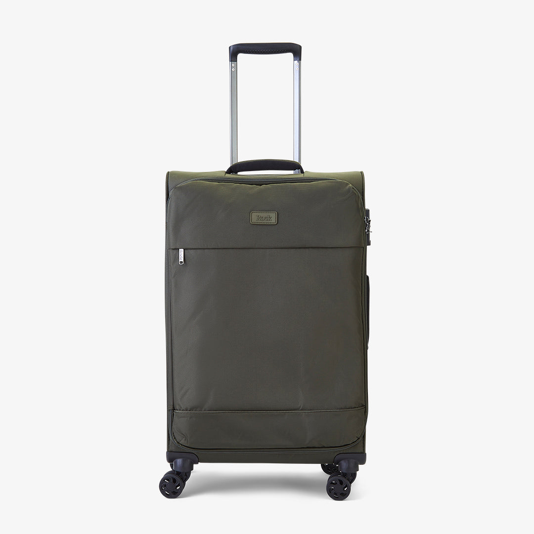 Paris Medium Suitcase in Olive Green