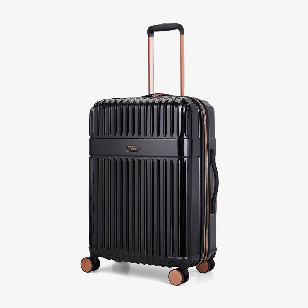 Selene Medium Suitcase Black Rock Luggage