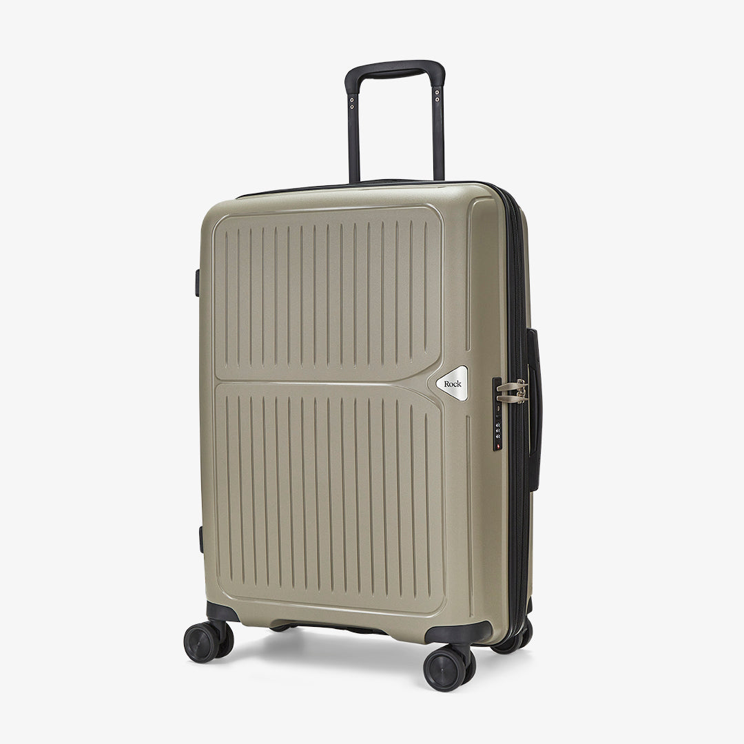 Vancouver Medium Suitcase Pebble Grey Rock Luggage
