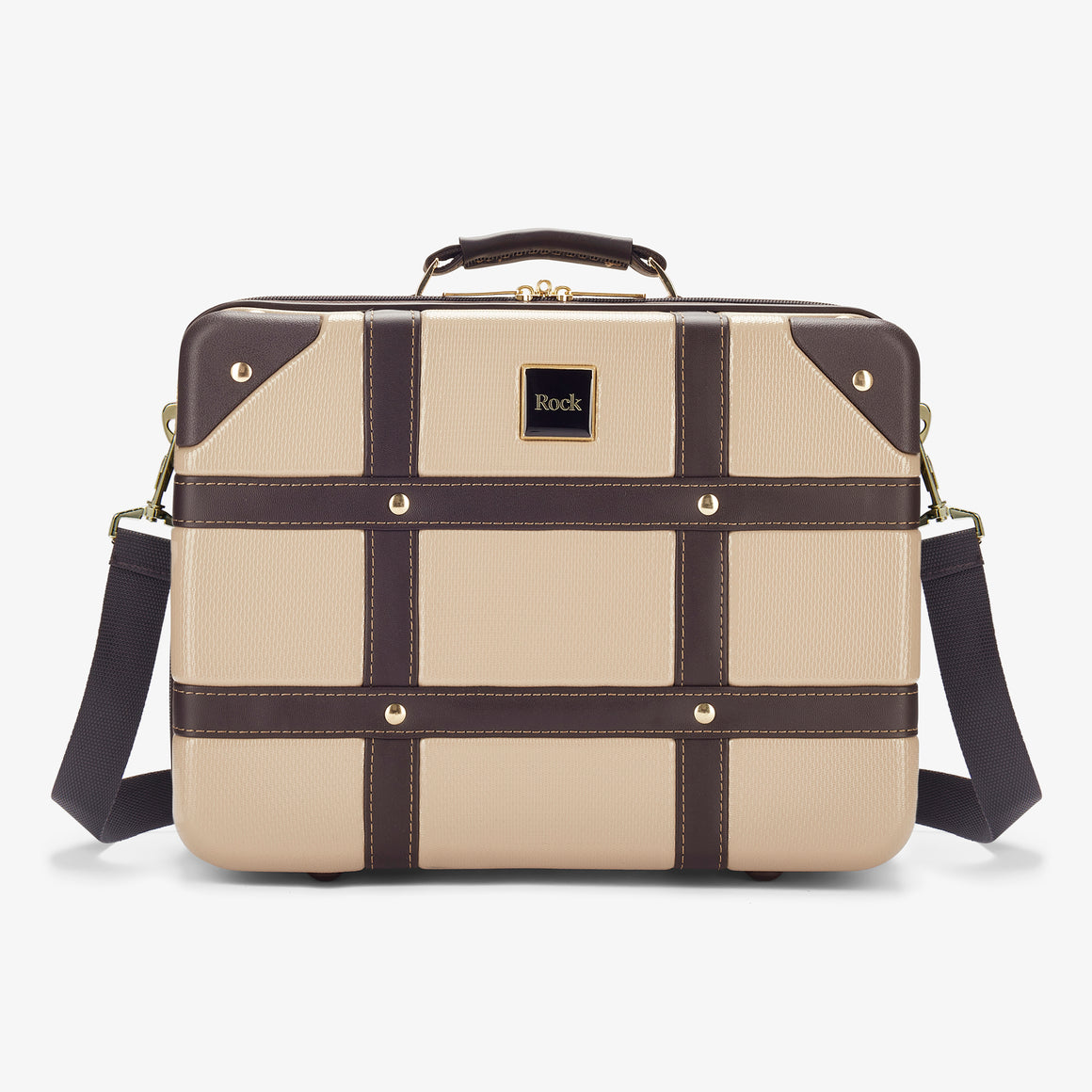 Vintage Vanity Suitcase in Gold