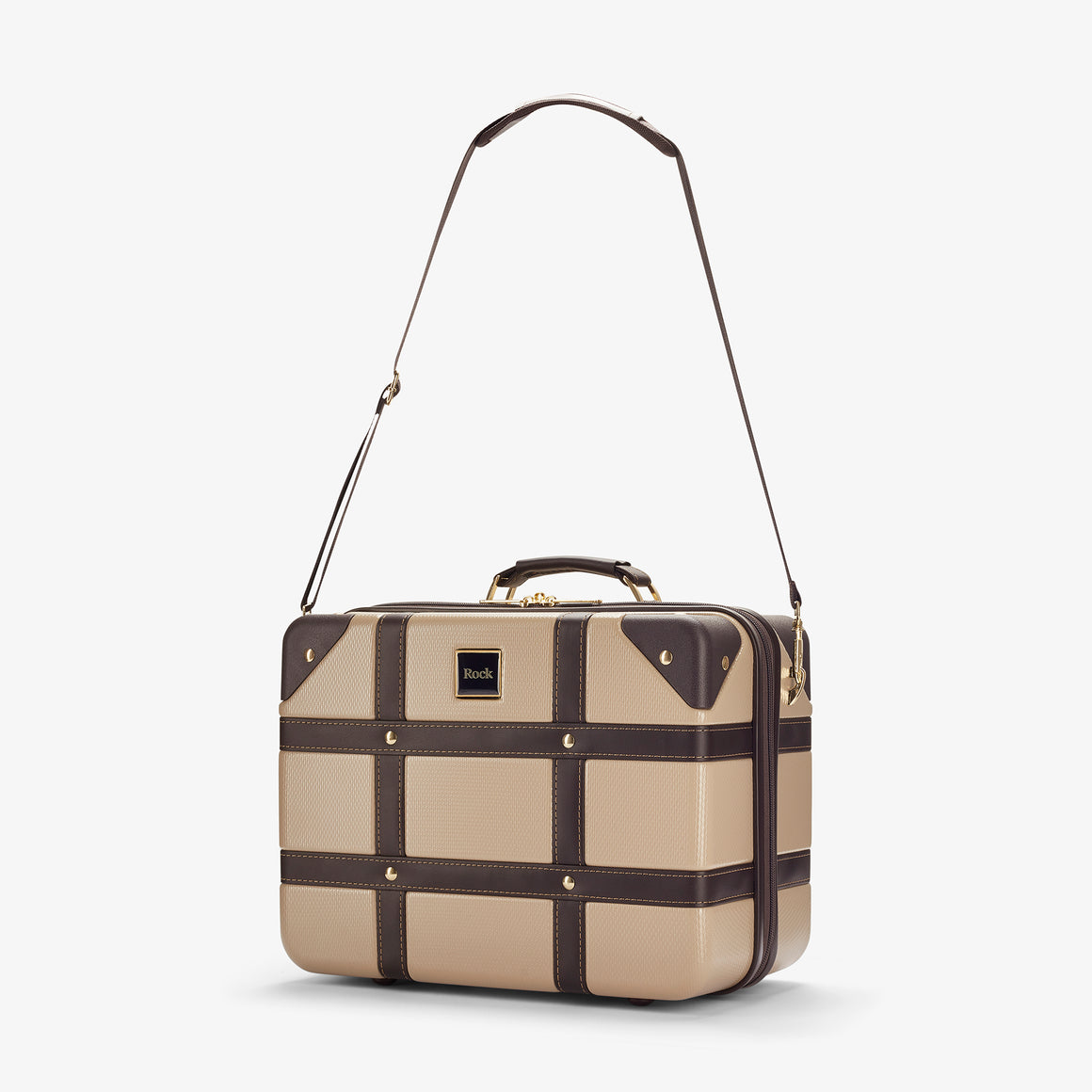 Vintage Vanity Suitcase in Gold