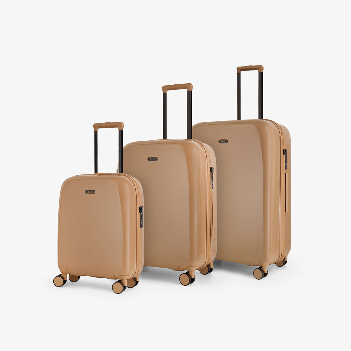 Gelato Set of 3 Suitcases in Chocolate