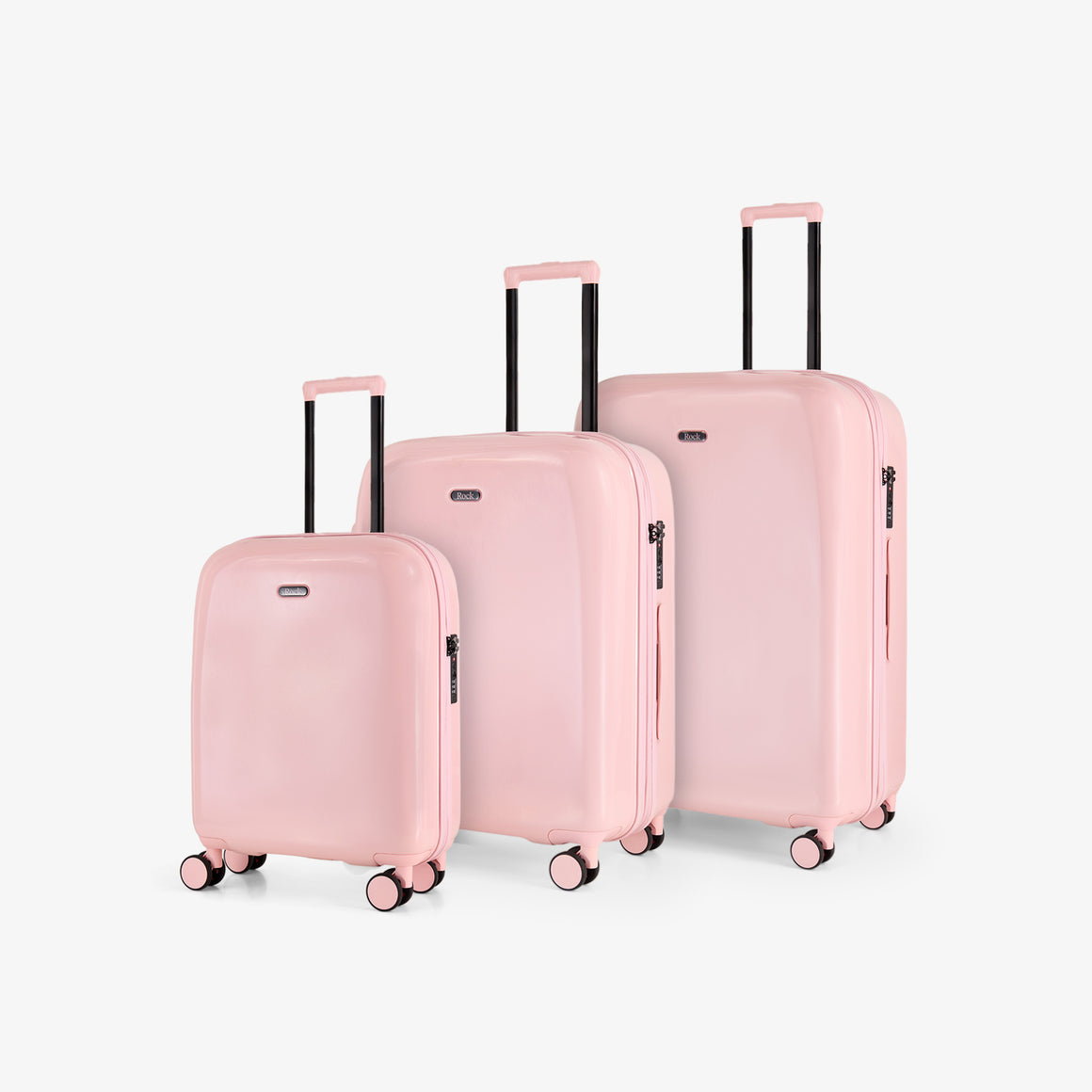 Gelato Set of 3 Suitcases in Strawberry