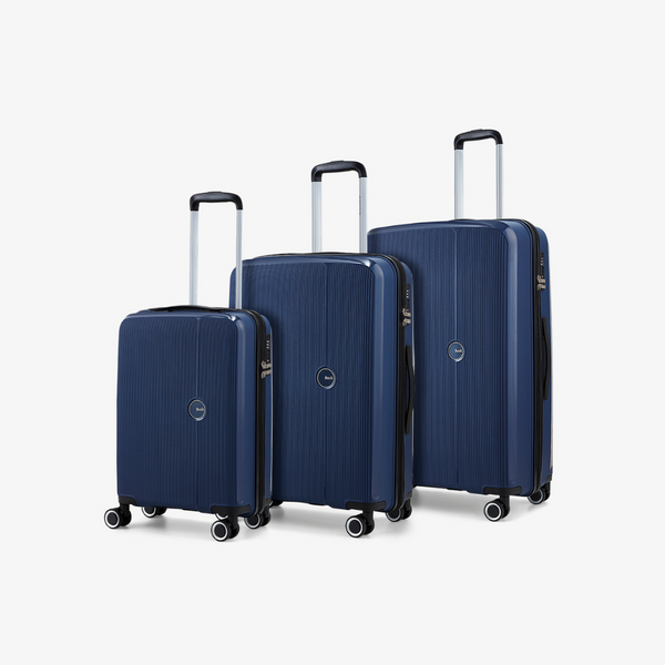 Hudson Set of 3 Suitcases in Navy