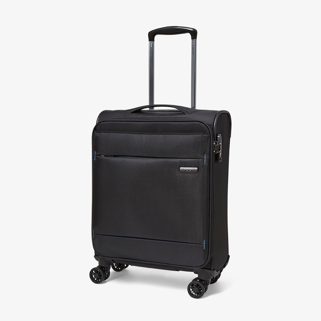 Deluxe-Lite Small Suitcase in Black