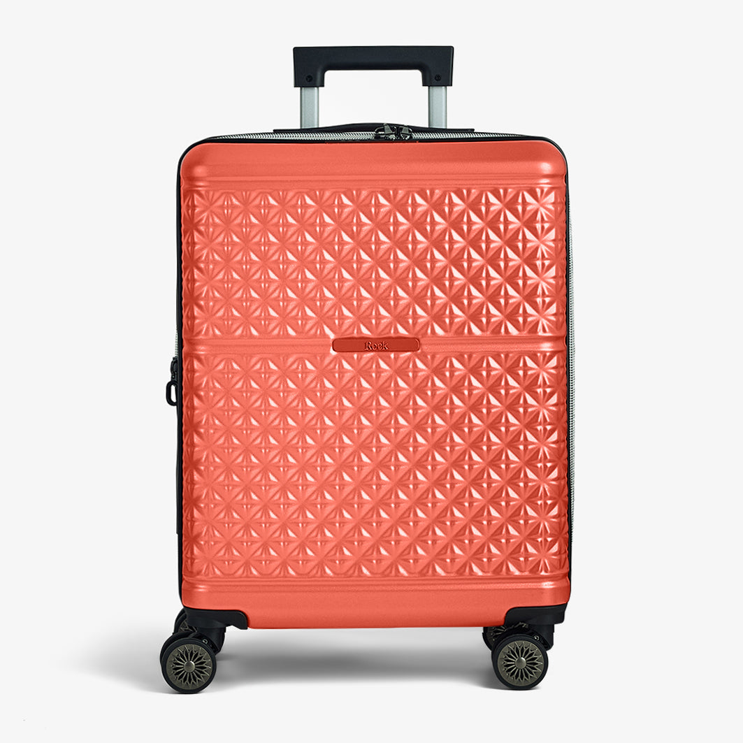 Maya Small Suitcase in Coral