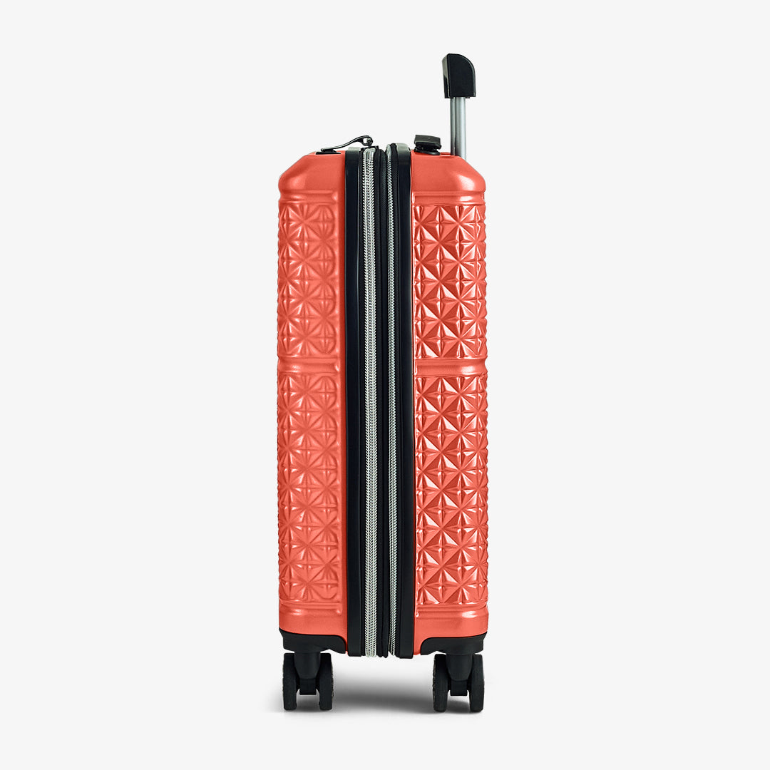 Maya Small Suitcase in Coral