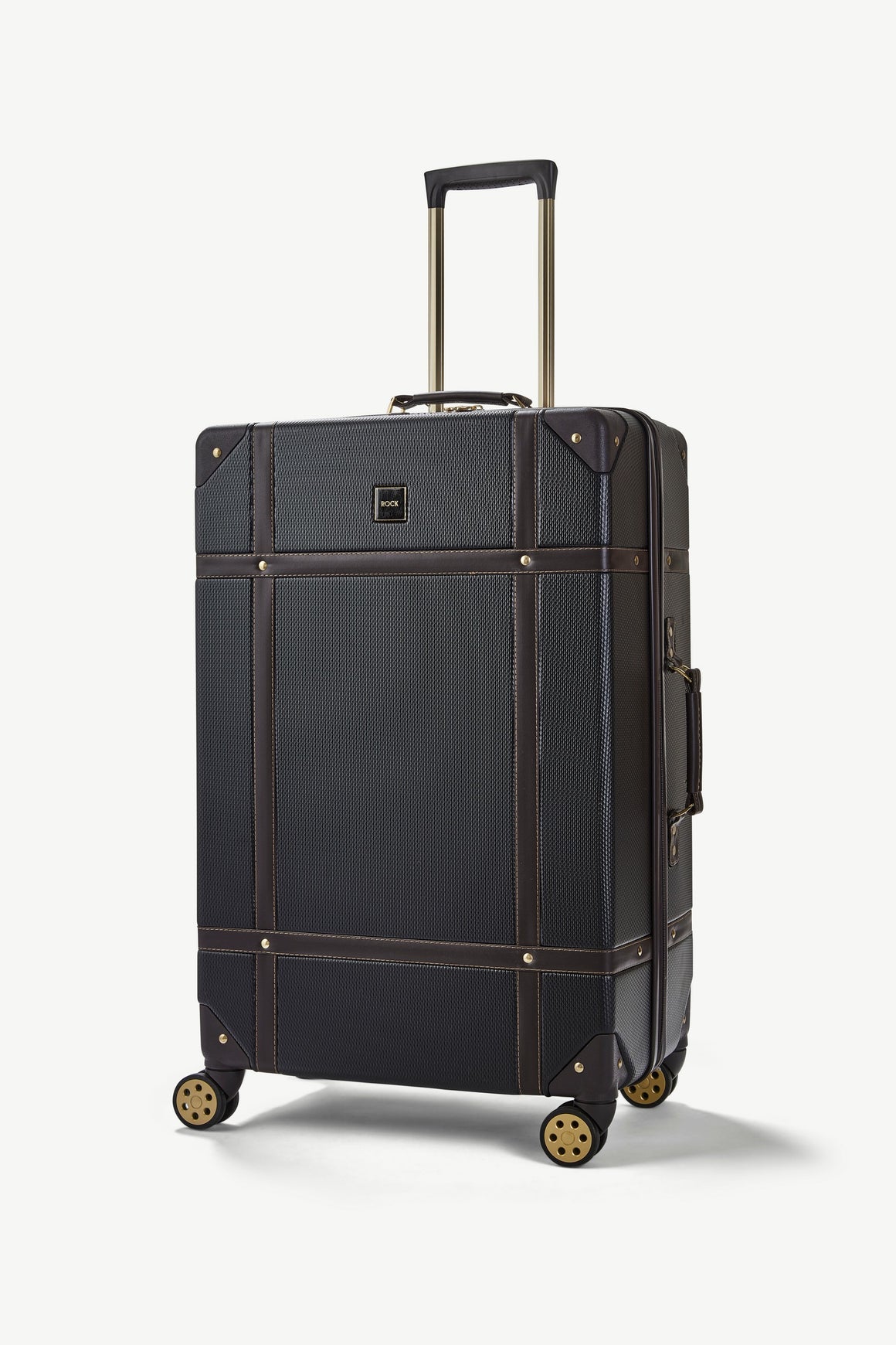 Vintage Set of 4 Suitcases in Black