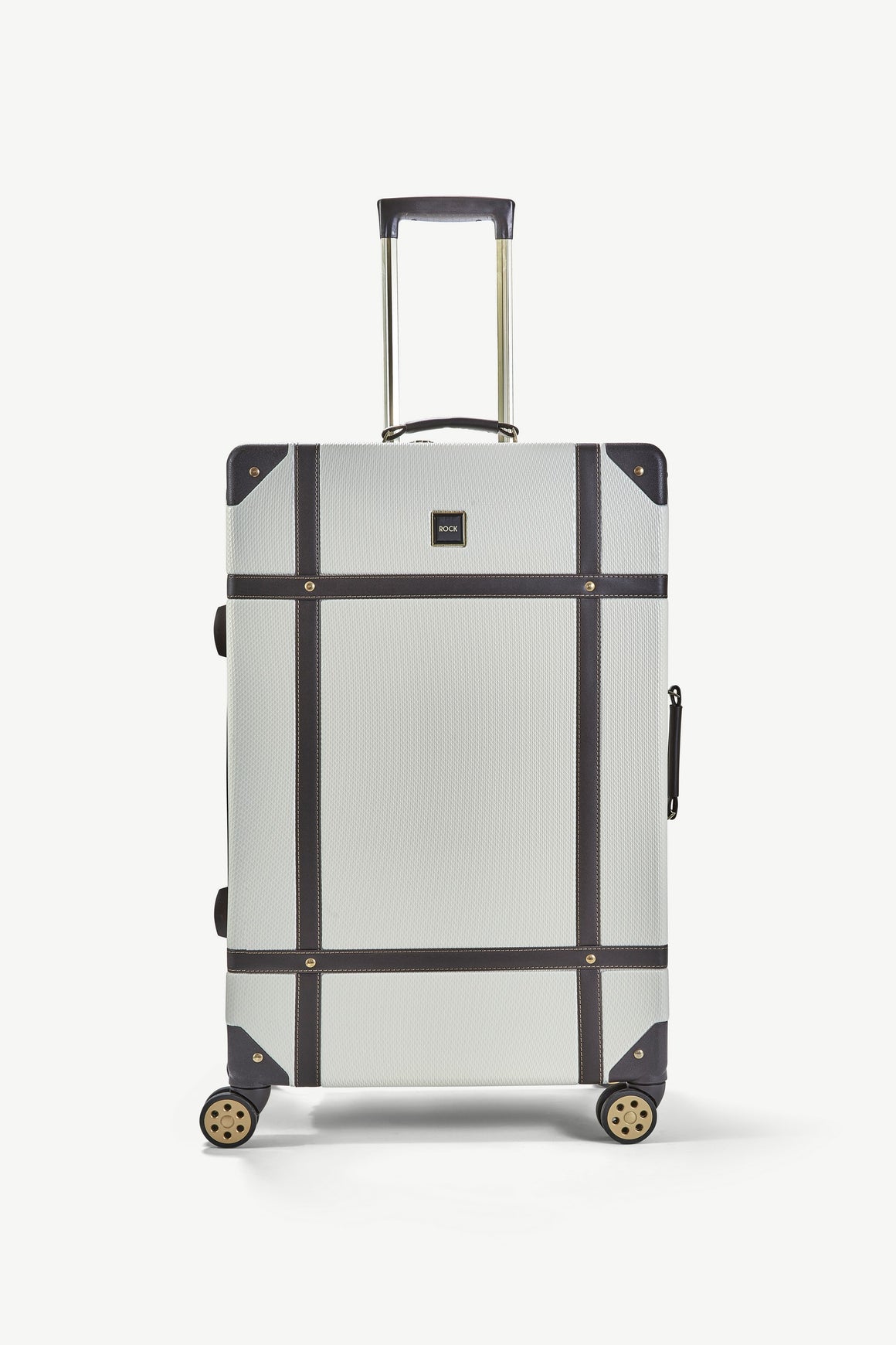 Vintage Large Suitcase in Cream