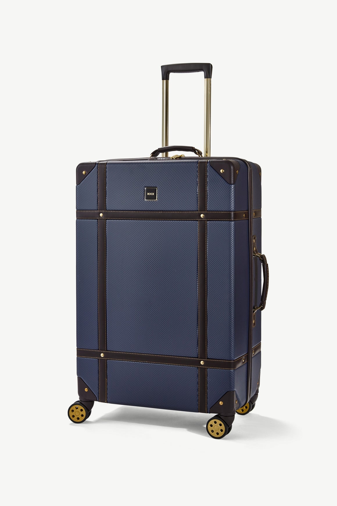 Vintage Set of 4 Suitcases in Navy