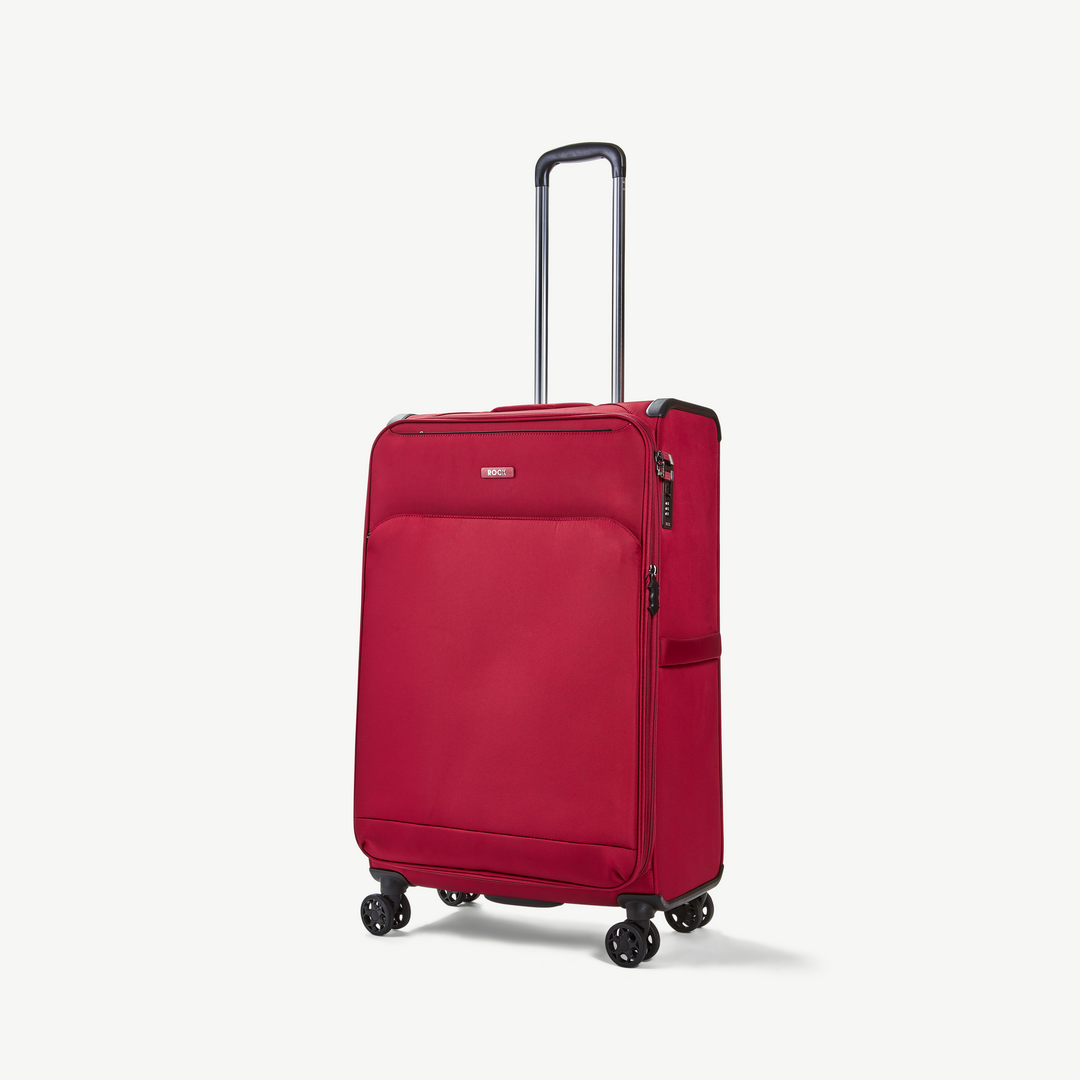 Georgia Set of 3 Suitcases in Burgundy