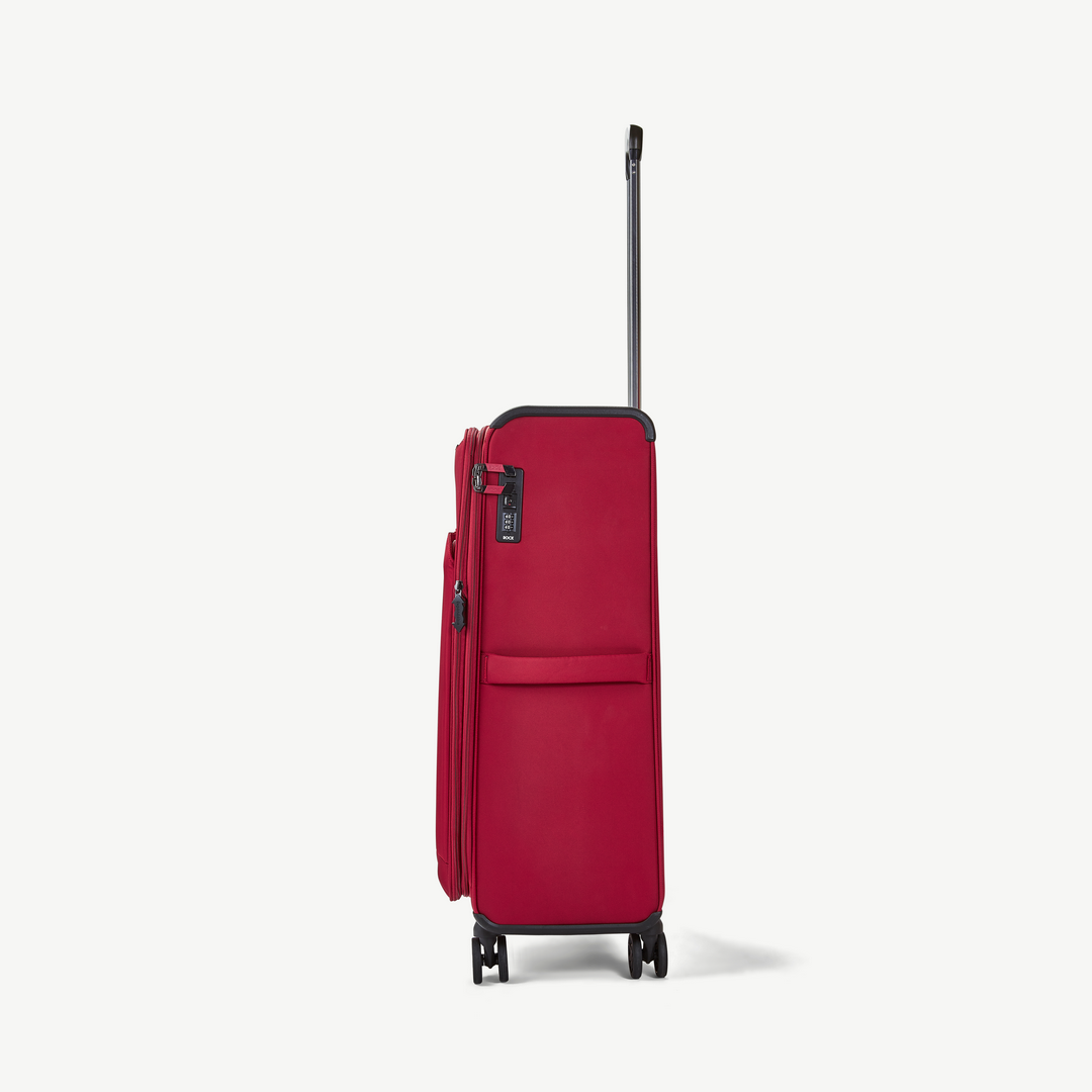 Georgia Set of 3 Suitcases in Burgundy