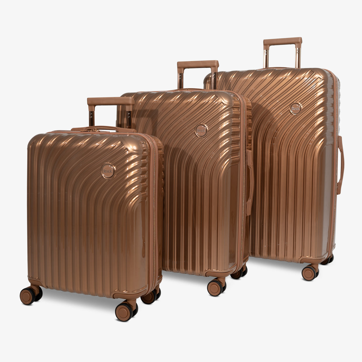Vesta Set of 3 Suitcases in Bronze