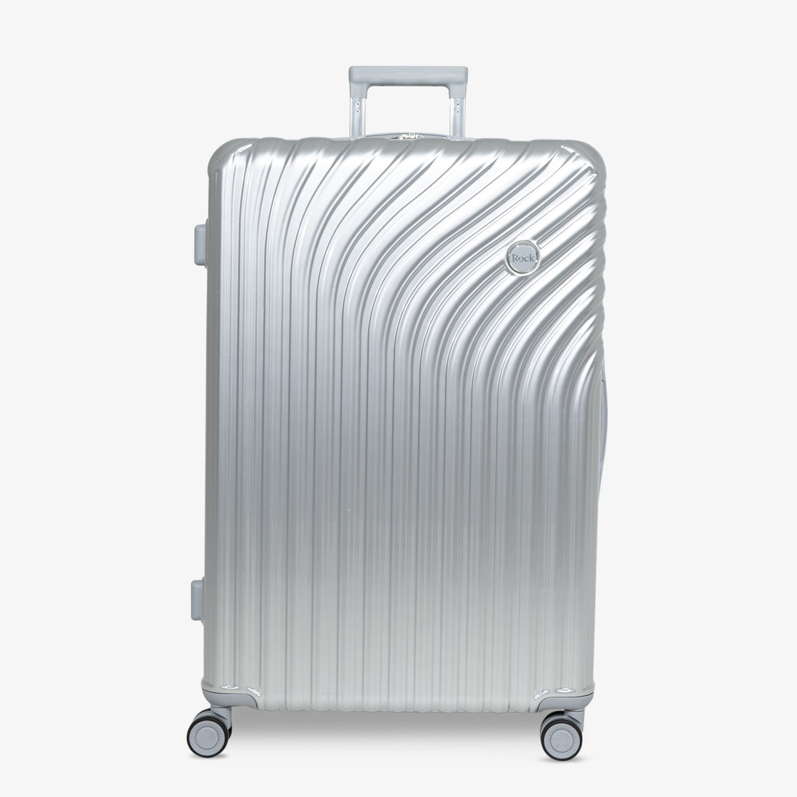 Vesta Large Suitcase in Silver