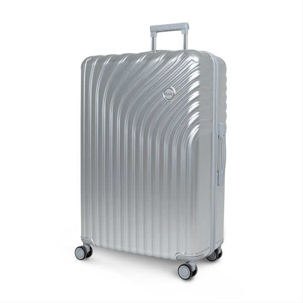 Vesta Large Suitcase in Silver
