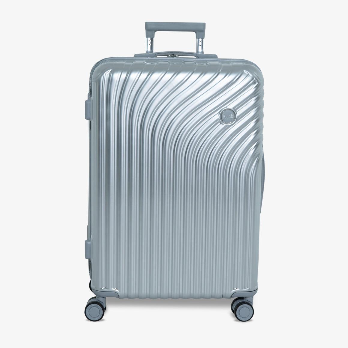 Vesta Medium Suitcase in Silver