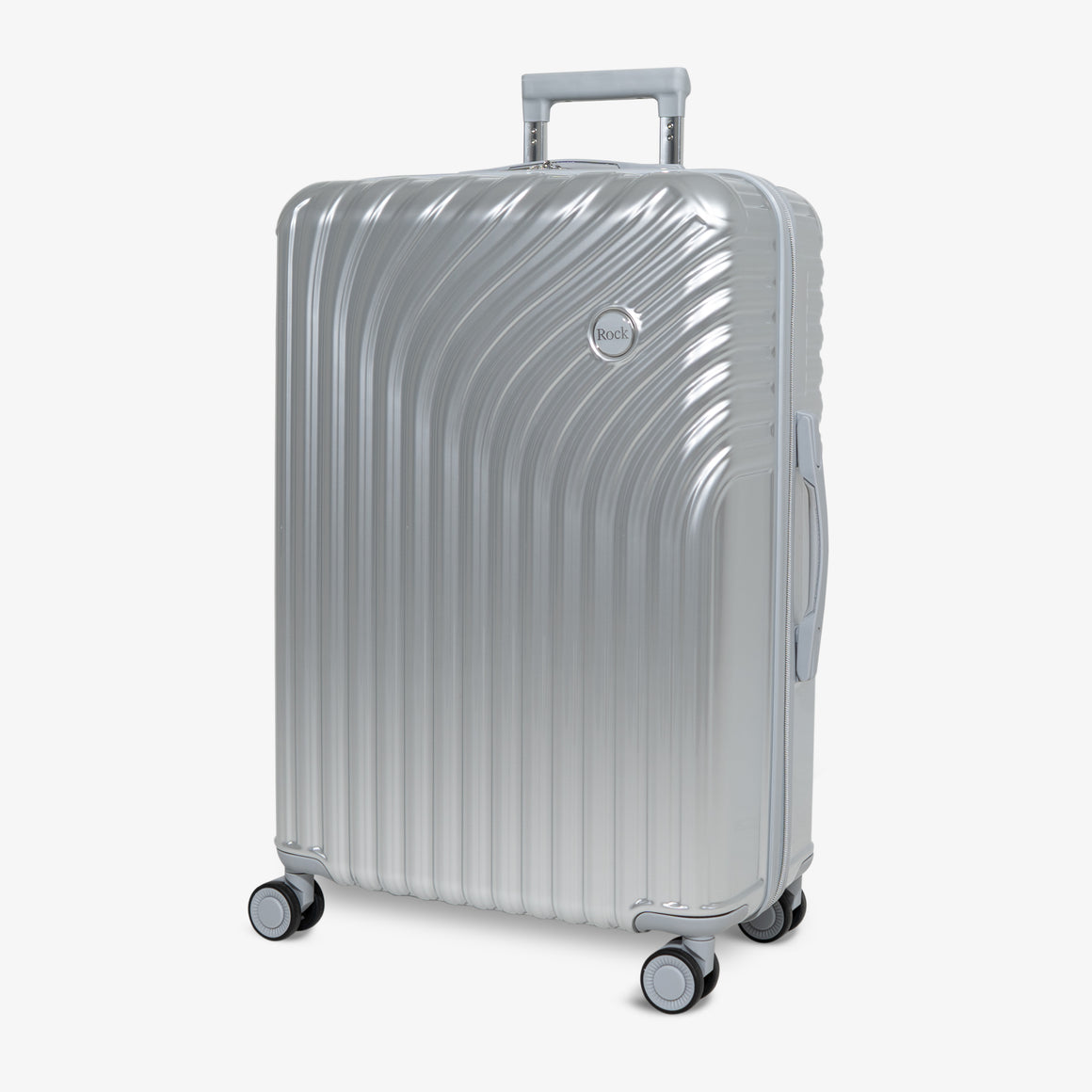 Vesta Medium Suitcase in Silver