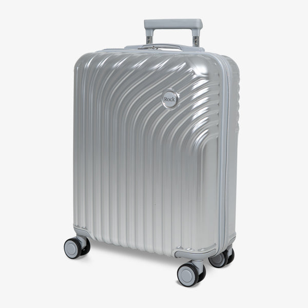 Vesta Small Suitcase in Silver