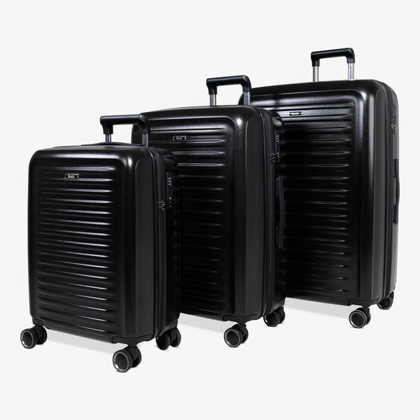 Legacy Set of 3 Suitcases in Black