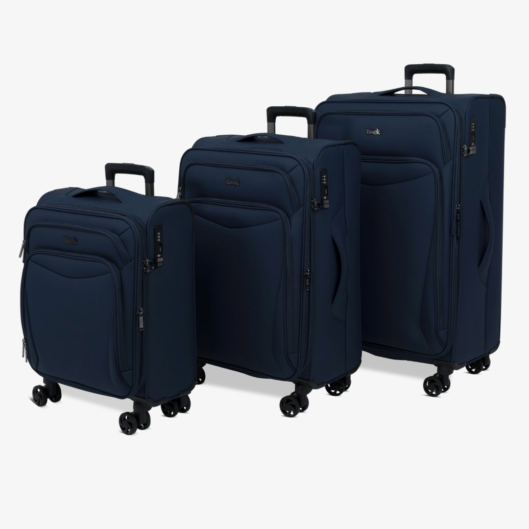 Vitality Set of 3 Suitcases in Navy