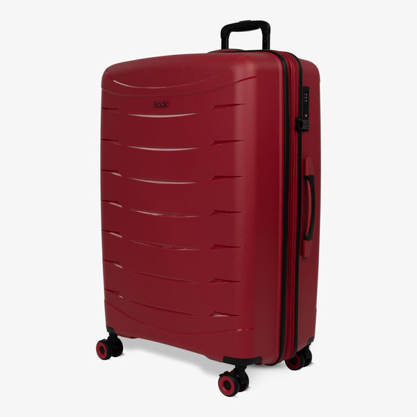 Resilient Large Suitcase in Red