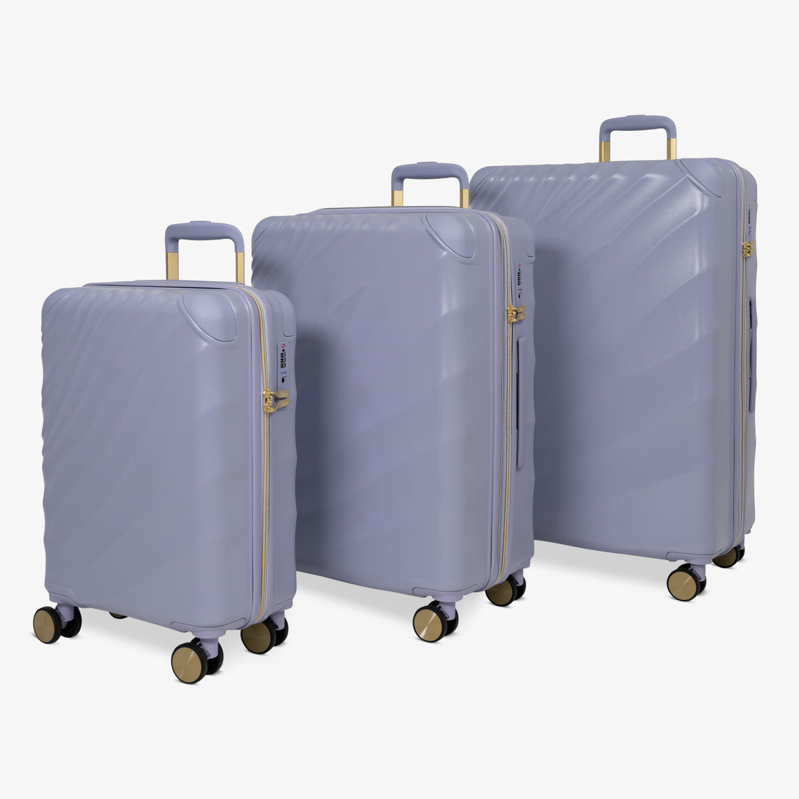 Sahara Set of 3 Suitcases in Lilac Sunrise