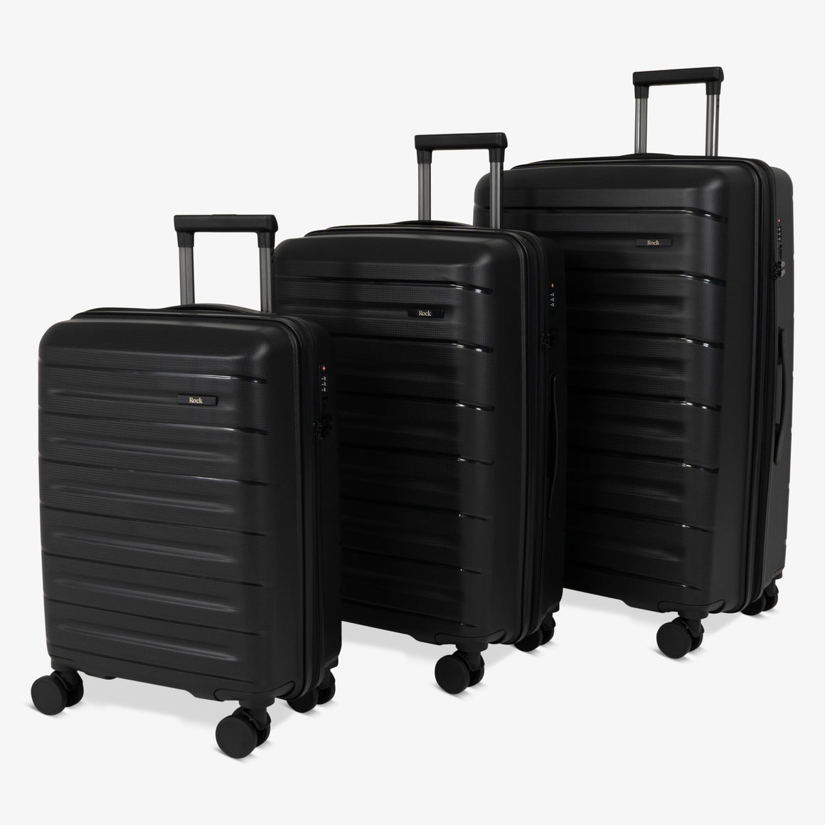 Brisbane Set of 3 Suitcases in Black