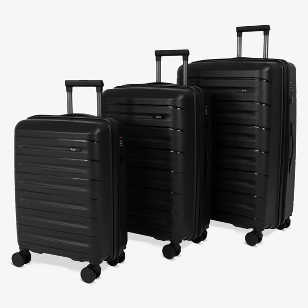 Brisbane Set of 3 Suitcases in Black