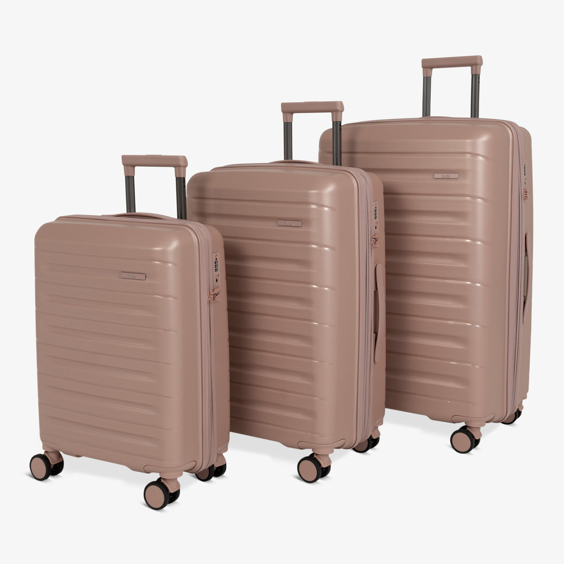 Brisbane Set of 3 Suitcases in Pink