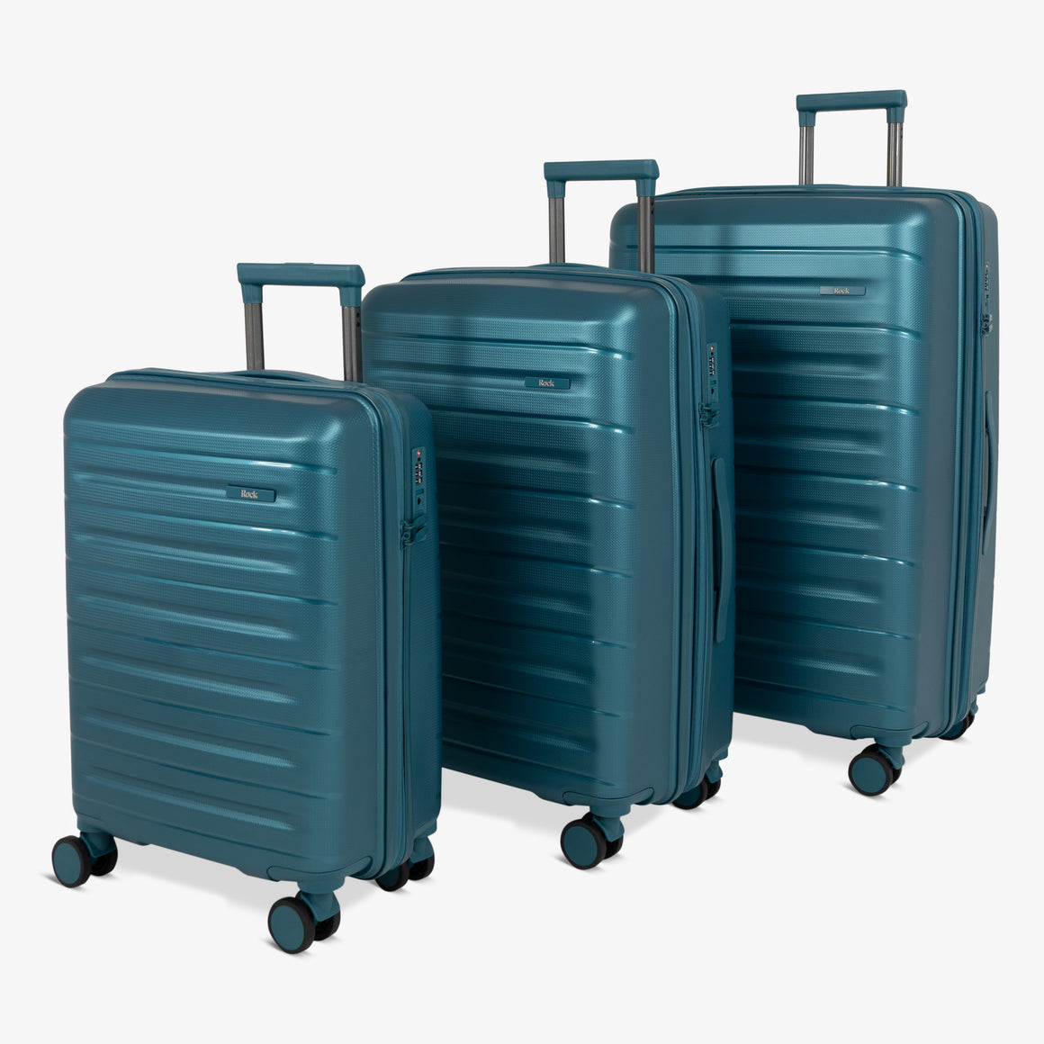 Brisbane Set of 3 Suitcases in Teal