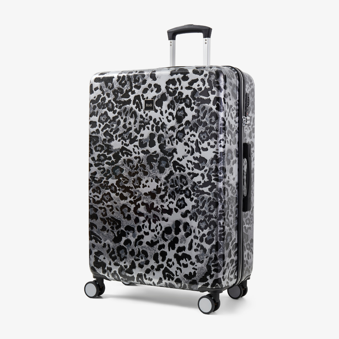 Savannah Set of 3 Suitcases in Snow Leopard