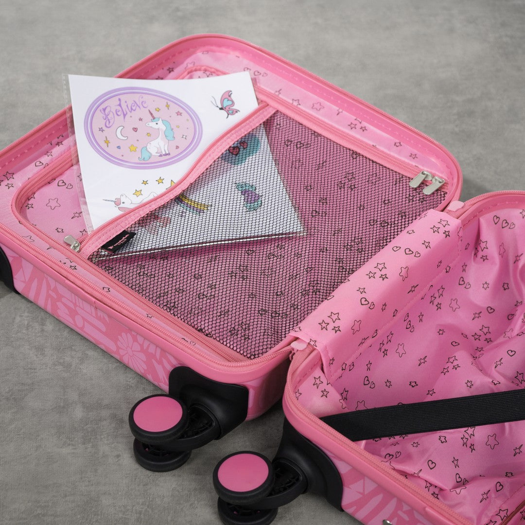 Pebble Kids Underseat Suitcase in Unicorn