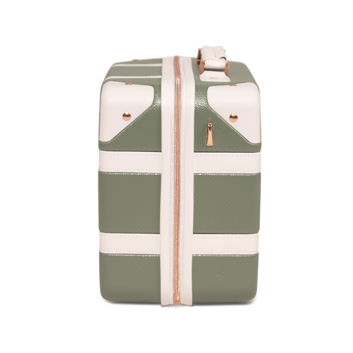Vintage Vanity Suitcase in Sage Green