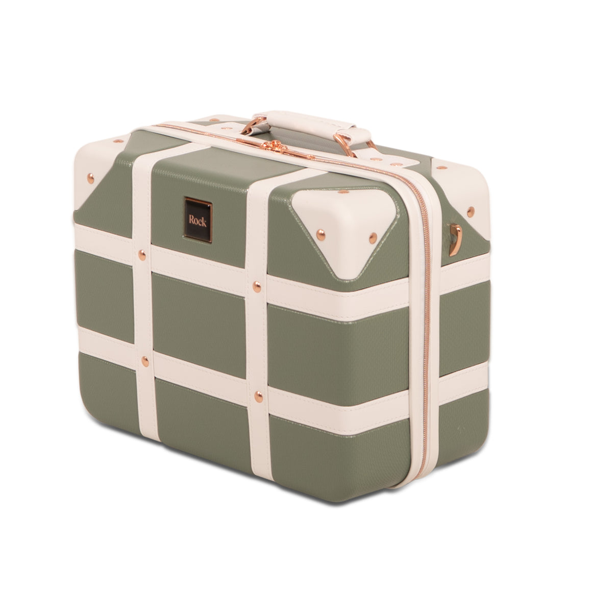 Vintage Vanity Suitcase in Sage Green