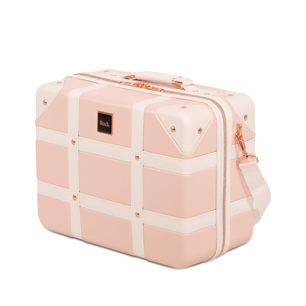 Vintage Vanity Suitcase in Baby Pink