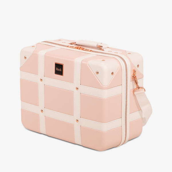 Vintage Vanity Suitcase in Baby Pink