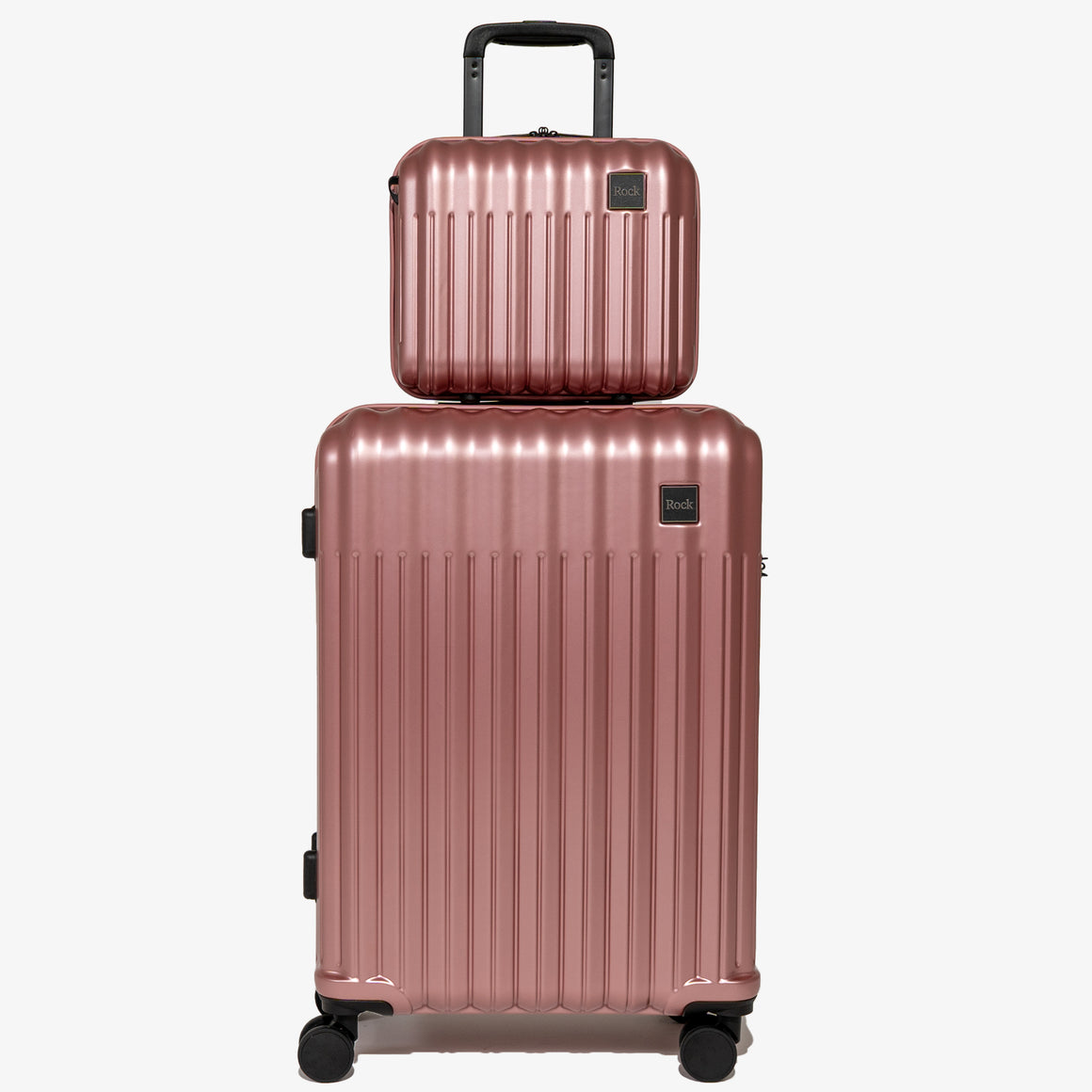 Luna Set of 5 Suitcases in Pink