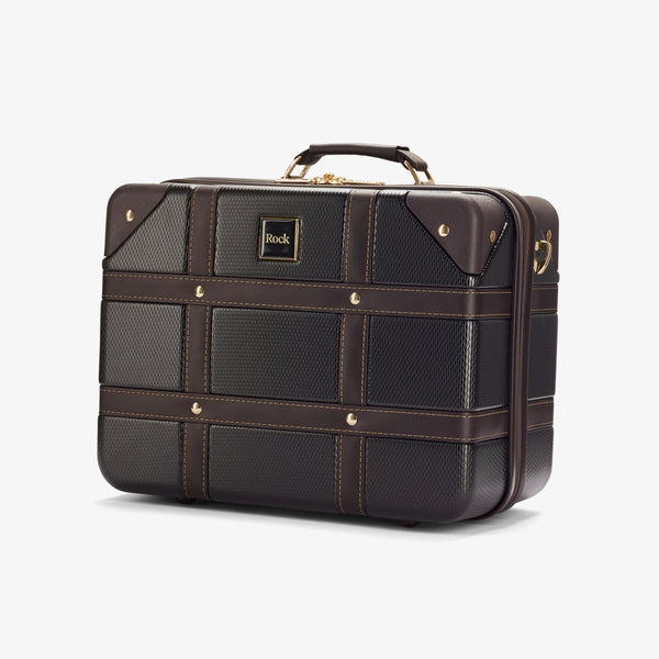 Vintage Vanity Suitcase in Black