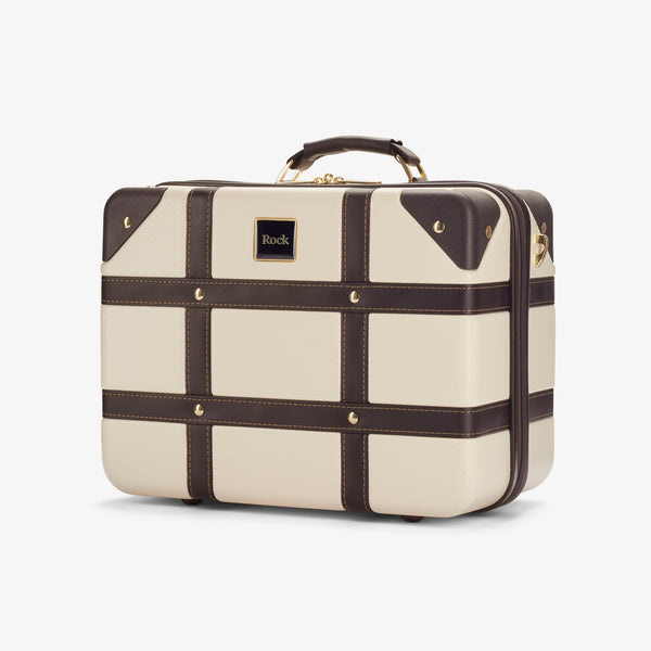 Vintage Vanity Suitcase in Cream