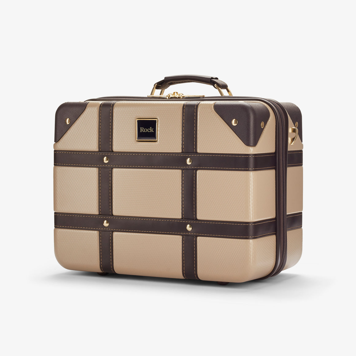 Vintage Vanity Suitcase in Gold