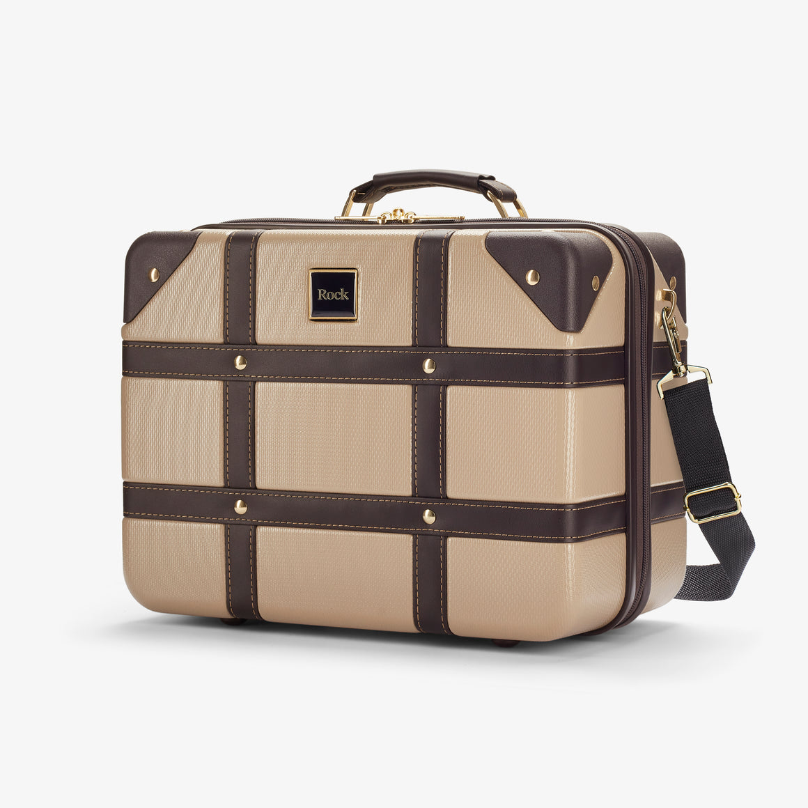 Vintage Vanity Suitcase in Gold