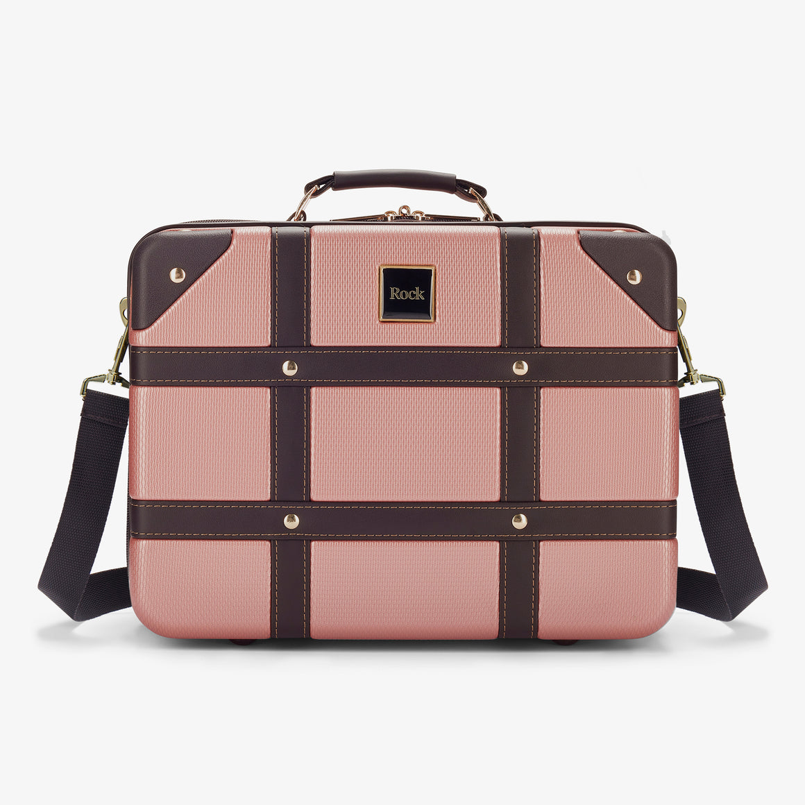 Vintage Set of 4 Suitcases in Rose Pink